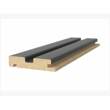 Профиль Старт МДФ Stella Beats De Luxe Black Lead 2700x66,5x16 (упак.4шт.)