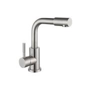Смеситель д/кухни шар. с высоким изливом G103411 d35 Steel нержав. сталь GOTA ROCIO®