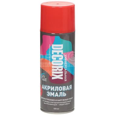 Эмаль аэроз. DECORIX акрил. малиновая 520мл А34