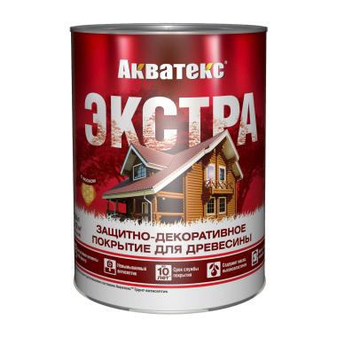 Пропитка по дереву Антисептик АКВАТЕКС Экстра белый 0,8л (Рогнеда)