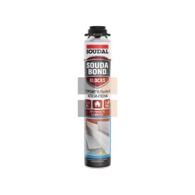Пена-клей для блоков полиуретановый SOUDAL Soudabond Blocks 750мл профи