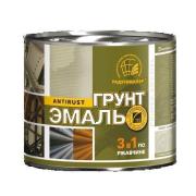Эмаль-грунт по ржавчине 3в1 желтая 1,9кг РАДУГА