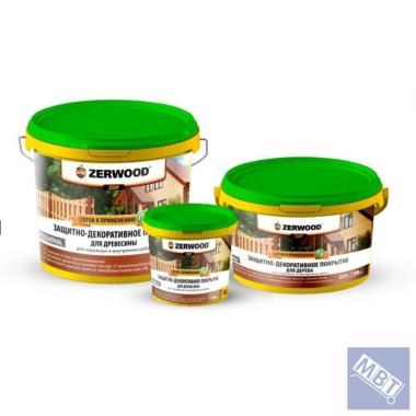 Пропитка по дереву ZERWOOD ZDP аквалазурь дуб 0,9кг (И)