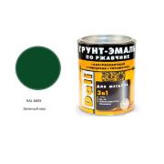 Эмаль-грунт по ржавчине 3в1 DALI RAL 6005 зеленый мох 0,75л (Рогнеда)