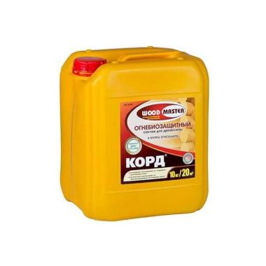 Пропитка по дереву WOODMASTER Корд огнебиозащита II cт.(розов.индик.) 10кг