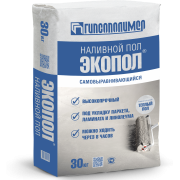 Наливной пол высокопрочный ЭКОПОЛ 30 кг (40 уп) Гипсополимер