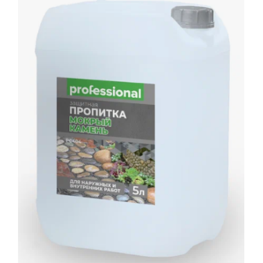 Пропитка защитная с эффектом "Мокрый камень" PC404 (5л) ТМ "Professional"