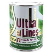 Эмаль ПФ-115 РАДУГА Ultra Lines белая 0,8кг