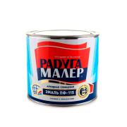 Эмаль ПФ-115 РАДУГА черная 1,9кг