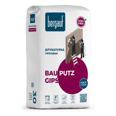 Штукатурка Bergauf Bau Putz Gips 30 кг (49) Бергауф АКЦИЯ