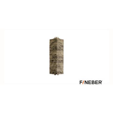 Угол наружный FineBer Доломит, дымчатый 470х115х115 мм (10шт/уп)
