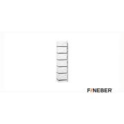 Фасадная панель FineBer Кирпич, мелованный белый1130/470мм 0,45м2 (10шт/уп)