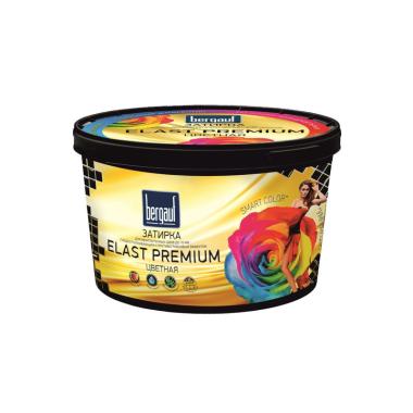 Затирка Bergauf Elast Premium черная (графит) 2 кг (шов 1-10 мм) Бергауф