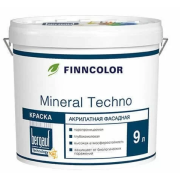 Краска ВД акриловая для фасадных работ Bergauf Mineral Techno  база А ЛЕТО-ЗИМА, 9л (13,1кг)"Товар н