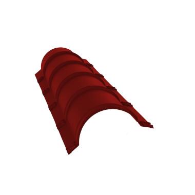 Конек черепичный R. 110*2000, Красно-коричневый (RAL 3011)