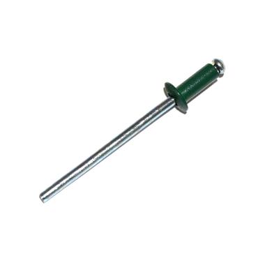 Заклепка 4,8*10 алюм,/сталь SRC зелёный мох (RAL 6005)