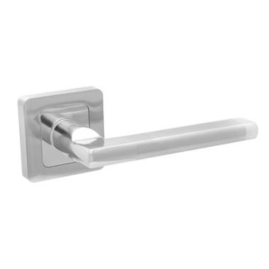 Ручка дверная Code Deco H-22050-А-CR/CRM Матовый Хром/Хром