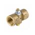 Кран шаровый для манометра ДУ 15, М20*1,5