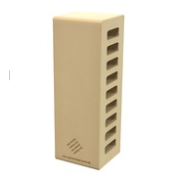 Кирпич керамический утолщенный лицевой пустотелый ЕВРО Светлый, Произ. ПКК на Закаменной (256шт./поддон)