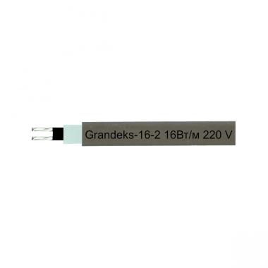 Кабель греющий саморегулирующийся SRL16-2 16Вт/м Grandeks (продажа кратно 1м)