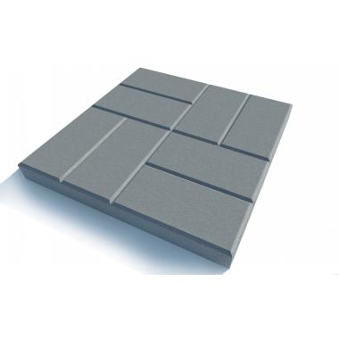 Плитка тротуарная 8 кирпичей 300*300*30, 11шт/м2, (110шт/поддон, вес 6,4кг/1шт) Серый