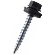 Саморез кровельный D 4.8 мм. 70 мм. Серый графит (RAL 7024)
