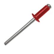 Заклепка 4,0*10 алюм,/сталь SRC окисдно-красный (RAL 3009)  (50шт/уп)
