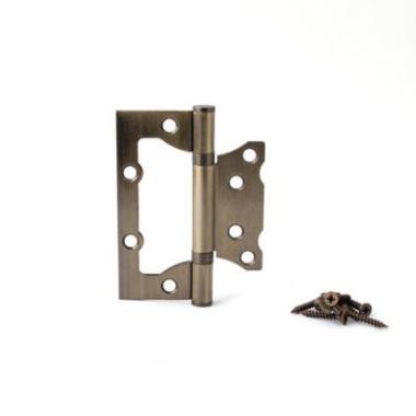 Петля Vanger без врезки 100*75*2-Р2-АВ Бронза (цена за пару)