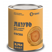 Деревозащита ЛАЗУРЬ сосна (0,75л) ТМ "ВТеме" вн/нар.раб