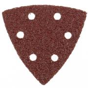 Треугольник абразивный под "липучку" P320, 93 мм, на ворсовой подложке, перфорир.,  5шт/уп, Matrix