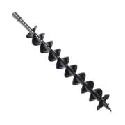 Шнек двухзаходный D 100B для грунта к бензобуру со сменными ножами, диаметр 100мм длина 800мм