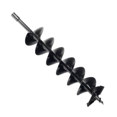 Шнек двухзаходный D 150B для грунта к бензобуру со сменными ножами, диаметр 150мм длина 800мм