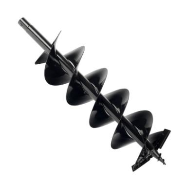 Шнек двухзаходный D 200B для грунта к бензобуру со сменными ножами, диаметр 200мм длина 800мм