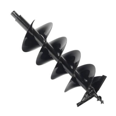 Шнек двухзаходный D 250B для грунта к бензобуру со сменными ножами, диаметр 250мм длина 800мм