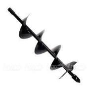 Шнек двухзаходный D 300B для грунта к бензобуру со сменными ножами, диаметр 300мм длина 800мм