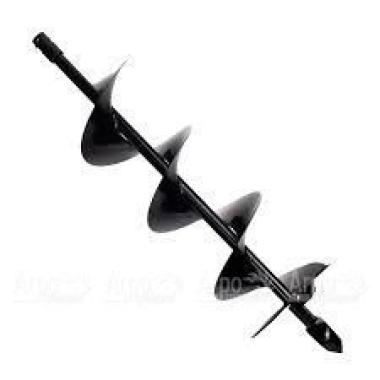 Шнек двухзаходный D 300B для грунта к бензобуру со сменными ножами, диаметр 300мм длина 800мм