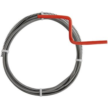 Трос сантехнический для чистки труб 2,5 м x 6,0 мм, КУРС