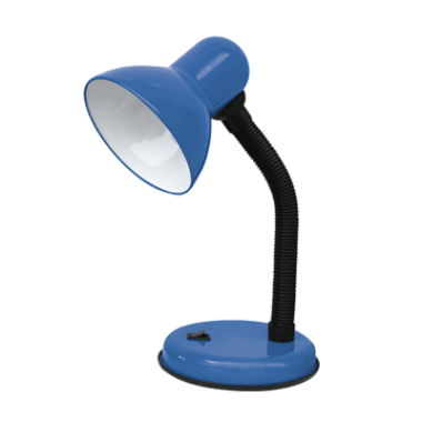 Светильник настольный лампа Е-27 СНО-02C Синий 60Вт IN HOME