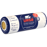 Утеплитель УРСА Рулон минвата Тепло Стандарт,(2) - 9 плот. 6560*1220*50*2, 16,0 м2, 0,8 м3 (36уп/пал