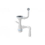 Сифон для мойки 3 1/2 с отводом для стиральных машин M104-8