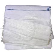 Мешок для строительного мусора, УСИЛЕННЫЙ, 56 х 107 см БЕЛЫЙ 78г.Россия