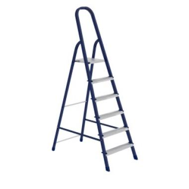 Стремянка, 6 ступеней, стальная,(h=1.84m) Россия, Сибртех