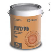 Деревозащита ЛАЗУРЬ тик (5л) ТМ "ВТеме" вн/нар.раб.