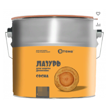 Пропитка по дереву ЛАЗУРЬ сосна (5л) ТМ "ВТеме" вн/нар.раб
