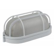 Светильник улич.под лампу НПБ 04 212х105х85мм Белый/овал с реш. 60Вт IP54 ЭРА