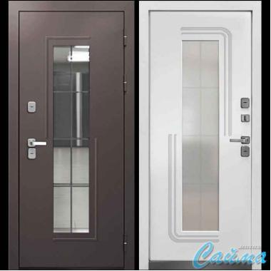 Дверь металлическая TERMO 7 Luxor Букле шоколад (860 мм) правая