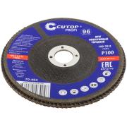 Круг лепестковый торцевой cutop profi (96 лепестков) 150 х 22,2 мм, Р100