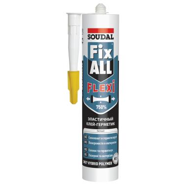 Клей-герметик SOUDAL FIX ALL FLEXI белый 290мл.