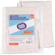 Тряпка для пола "Снежок" из белого хлопка 1 шт., 600х800 мм