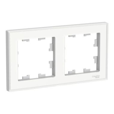 Рамка "Atlasdesign" 2 пост.Белый Schneider Electric